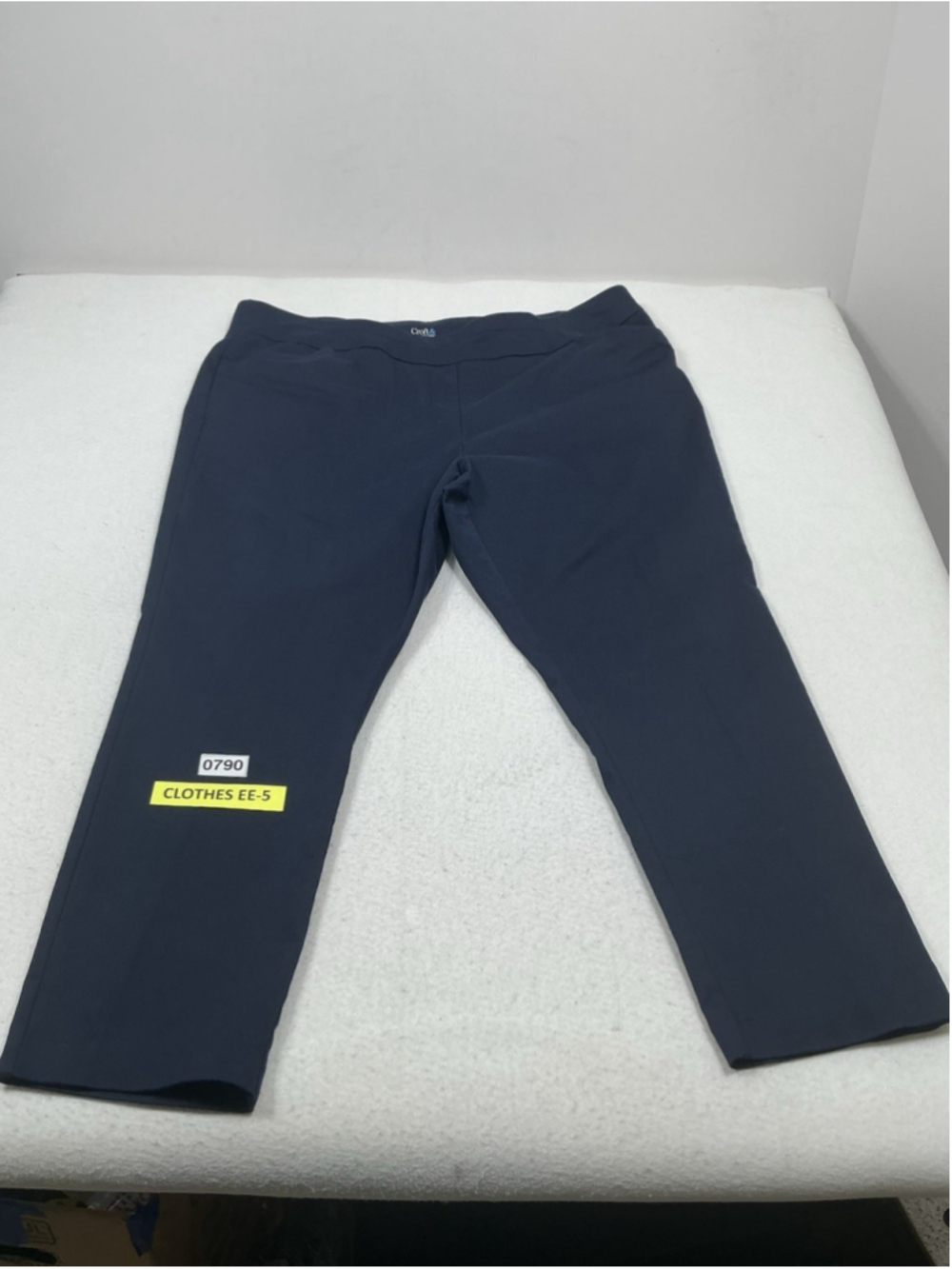 Womans Excellent Croft & Barrow Pullon Casual Stretch Pants 24 W Navy